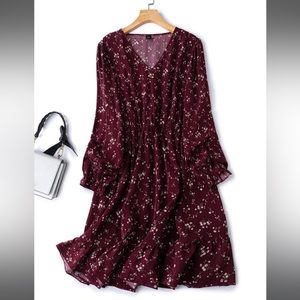 SHEIN Clasi Plus Ditsy Floral A-Line Dress Shein Curve 4xl